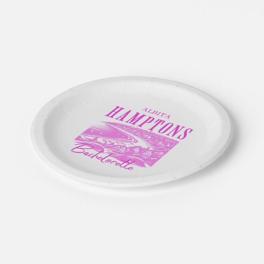 Long Island Hamptons Bachelorette Papieren Bordje (Gekanteld)