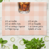 Long Island Ice Tea Bar Towel Theedoek (Gevouwen)