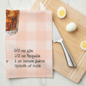 Long Island Ice Tea Bar Towel Theedoek (Quarter Fold)