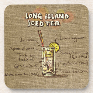 Long Island Ice Tea Cocktail Drink Onderzetter