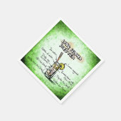 Long Island Iced Tea Bartender Drink Recept Servet (Hoek)