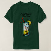 Long Island Iced Tea Cocktail Recipe T-shirt (Design voorkant)