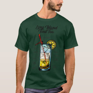 Long Island Iced Tea Cocktail Recipe T-shirt