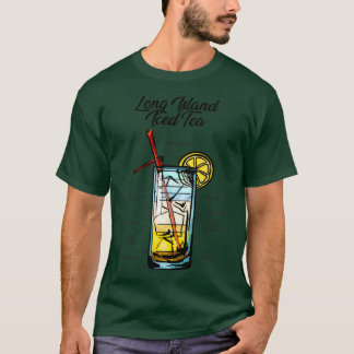 Long Island Iced Tea Cocktail Recipe T-shirt