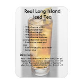 Long Island Iced Tea Drink Receptenmagneet Magneet (Verticaal)