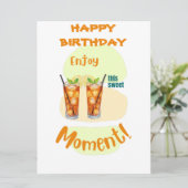 Long Island Iced Tea Geniet van zoet moment Aankondiging (Staand voorkant)