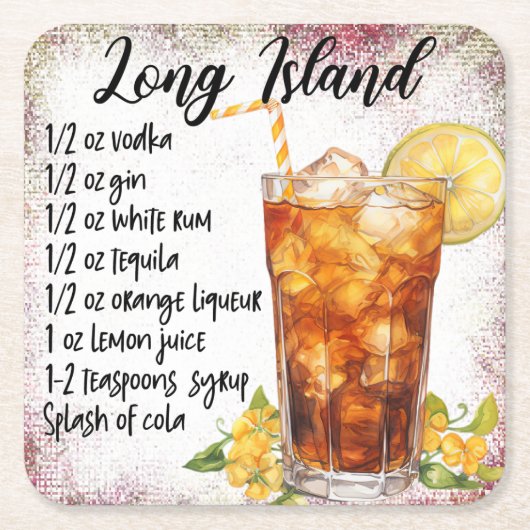 Long Island Kartonnen Onderzetters (Voorkant)