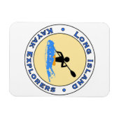 Long Island Kayak Explorers Car Magnet Magneet (Horizontaal)