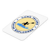 Long Island Kayak Explorers Car Magnet Magneet (Linkerzijde)