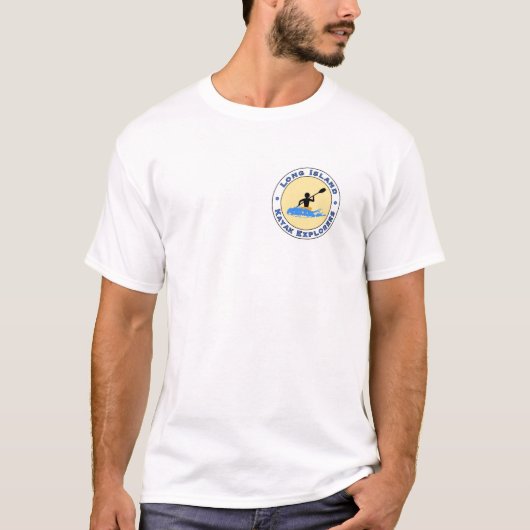 Long Island Kayak Explorers Front en Back Logo T-shirt (Voorkant)