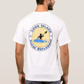 Long Island Kayak Explorers Front en Back Logo T-shirt (Achterkant)