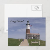 Long Island Lighthouse 2 Briefkaart (Voorkant / Achterkant)
