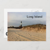 Long Island Lighthouse 2 Briefkaart (Voorkant / Achterkant)
