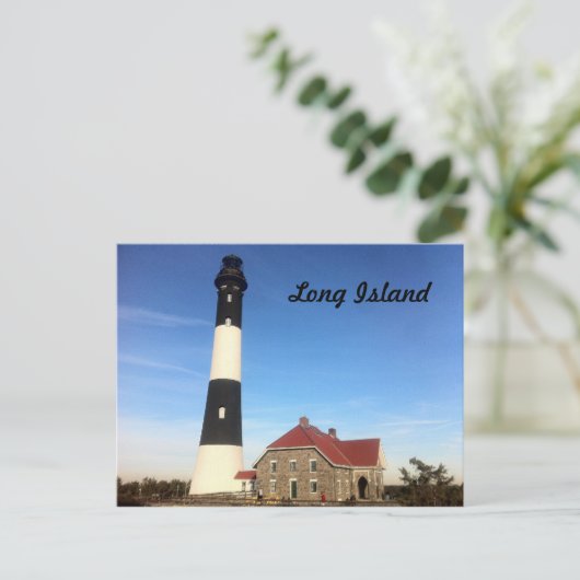 Long Island Lighthouse 3 Briefkaart (Staand voorkant)