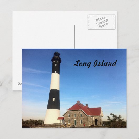Long Island Lighthouse 3 Briefkaart (Voorkant / Achterkant)