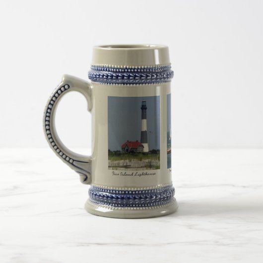 Long Island Lighthouse Stein Bierpul (Links)