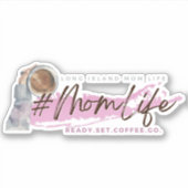 Long Island Ma Life Coffee Vinyl Sticker (Voorkant)