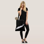 Long Island, New York | Elke staat of landenkaart Tote Bag (Op model)