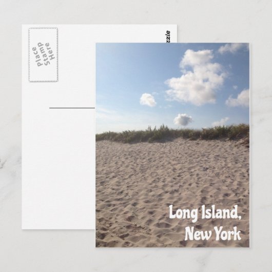 Long Island, New York Post Kaart (Voorkant / Achterkant)