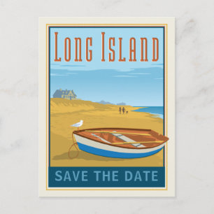 Long Island, New York   Save the date Aankondigingskaart