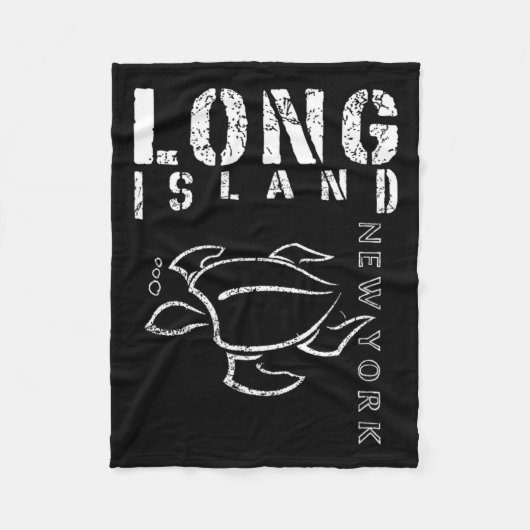 Long Island New York Souvenir Fleece Deken (Voorkant)
