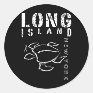 Long Island New York Souvenir Ronde Sticker