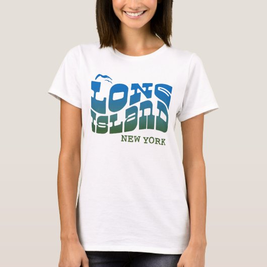 Long Island New York T-shirt (Voorkant)