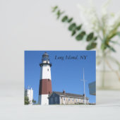 Long Island, NY Briefkaart (Staand voorkant)