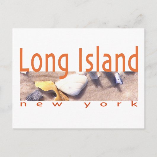 Long Island NY Briefkaart (Voorkant)