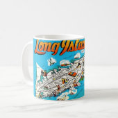 Long Island, NY Groet Koffiemok (Voorkant links)