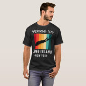 Long Island NY Souvenir Native Long Islander Vinta T-shirt (Voorkant volledig)