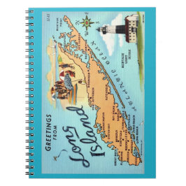 Long Island NY Spiraal Notebook Notitieboek