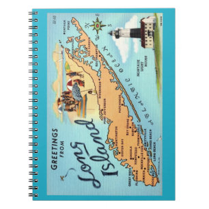Long Island NY Spiraal Notebook Notitieboek