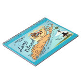 Long Island NY Spiral Notebook Notitieboek (Linkerzijde)