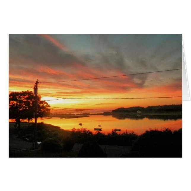 Long Island NY Sunset (Voorkant Horizontaal)