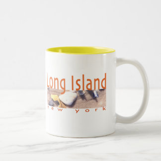 Long Island NY Tweekleurige Koffiemok