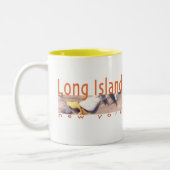Long Island NY Tweekleurige Koffiemok (Links)