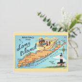 Long Island NY Verhuisaankondiging (Staand voorkant)