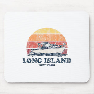 Long Island Ny Vintage Botentocht Jaren 70 Retro B Muismat