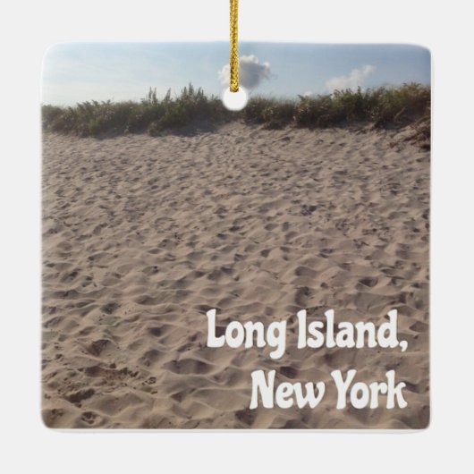 Long Island Photo Ornament (Achterkant)