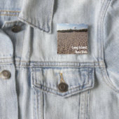 Long Island Pin Vierkante Button 5,1 Cm (In situ)