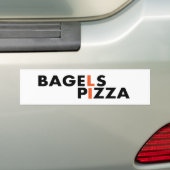 Long Island Pizza en Bagels zijn de beste Bumpersticker (Op auto)