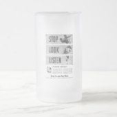 Long Island Railroad Safety Matglas Bierpul (Center)