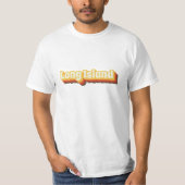 Long Island Retro  tekst T-shirt (Voorkant)