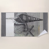 Long Island Seashells Strandlaken (Voorkant)