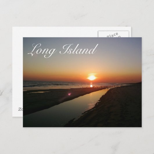 Long Island Seashore Briefkaart (Voorkant / Achterkant)