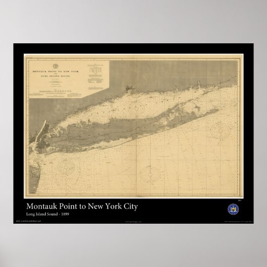 Long Island Sound - 1899 Poster (Voorkant)