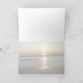 Long Island Sunset Wenskaart Kaart (Binnen)