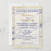 Long Island The Hampton Map Distress VC Wedding Kaart (Achterkant)