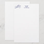 Long Island The Hamptons Map Briefpapier (Voorkant / Achterkant)